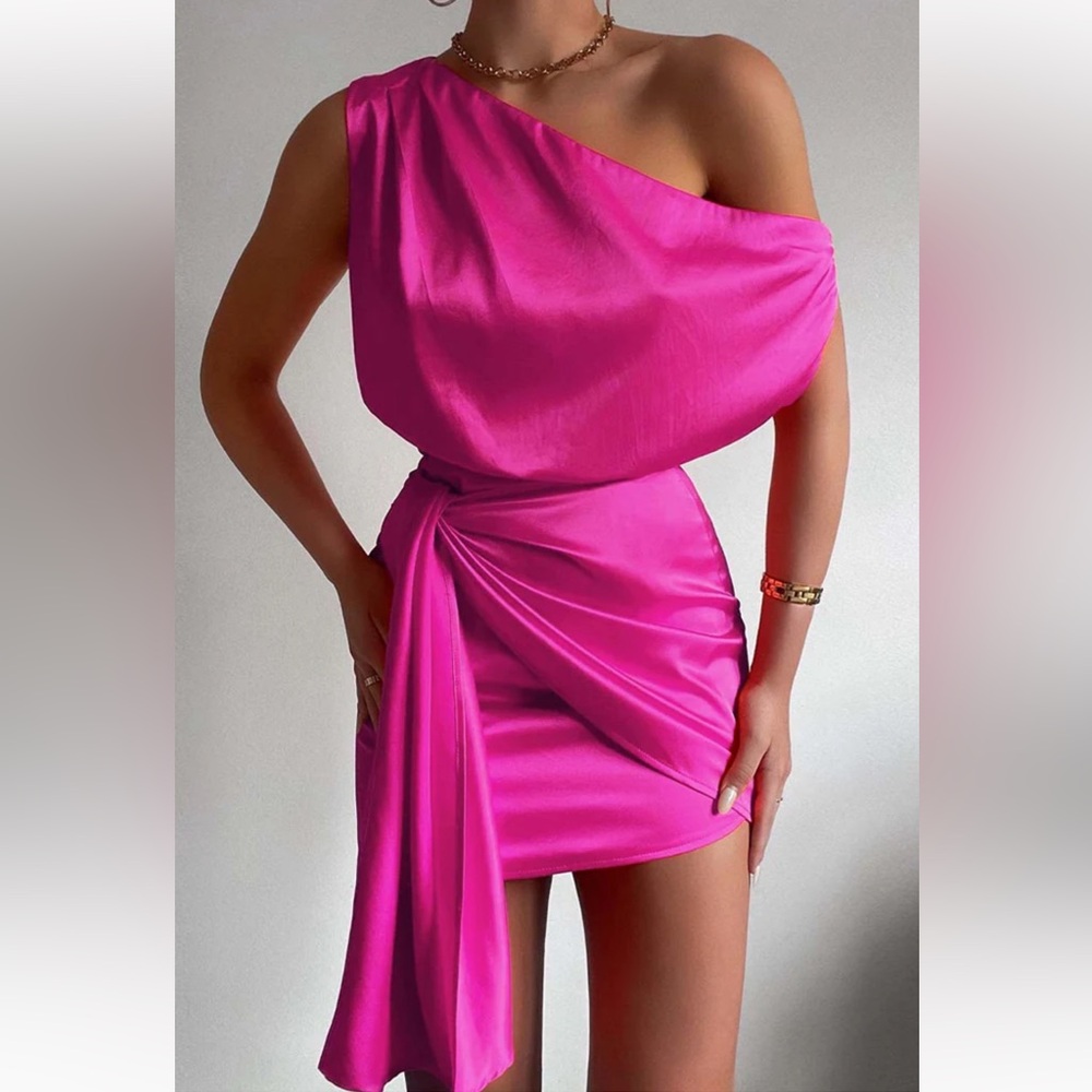 RNWY Sydney Charisma orchid mini dress